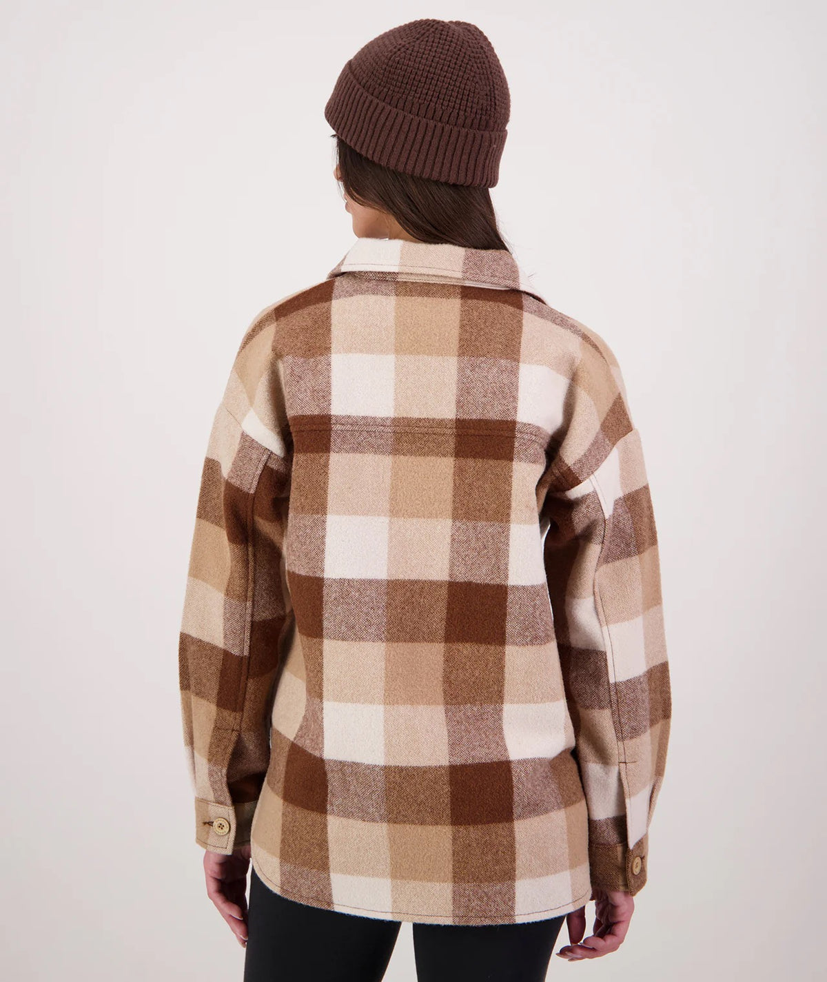 Swanndri Montana Check Anchorage V3 Womens Wool Shacket