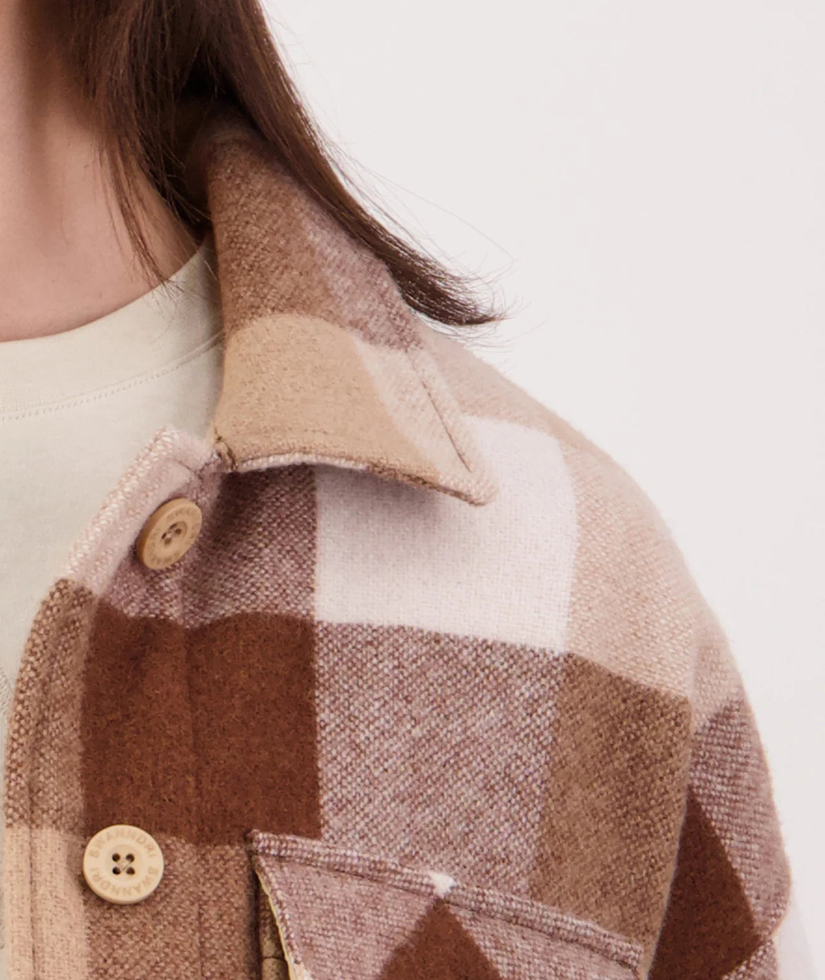 Swanndri Montana Check Anchorage V3 Womens Wool Shacket