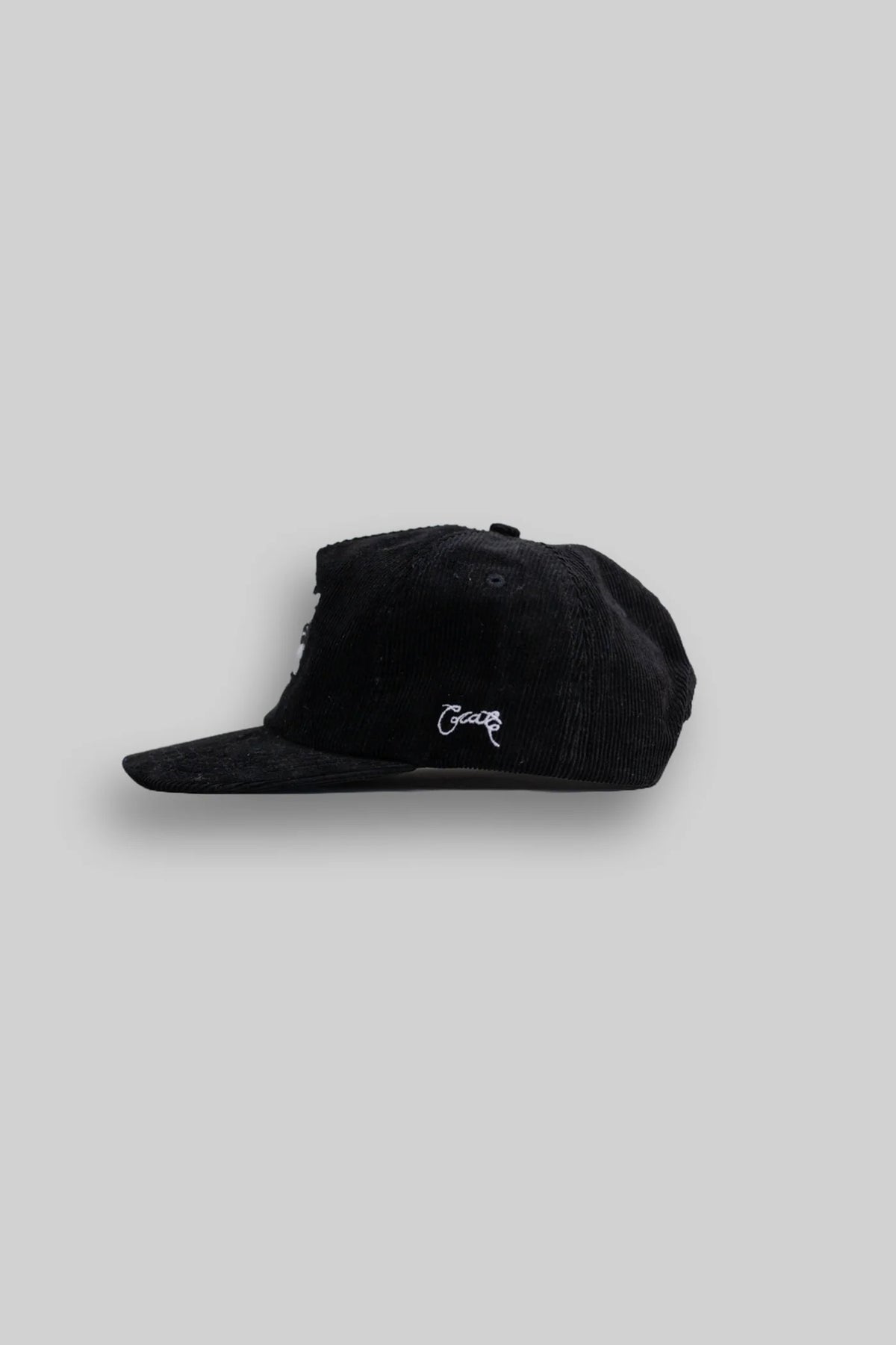 Crate Monogram Cord Snapback Black