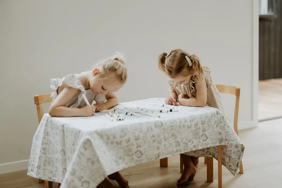Colour Me Kids Tablecloth Kit - Tidal Treasures