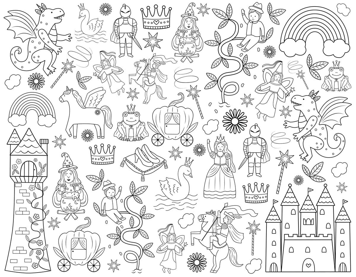 Colour Me Kids Solo Mat Kit - Once Upon a Time