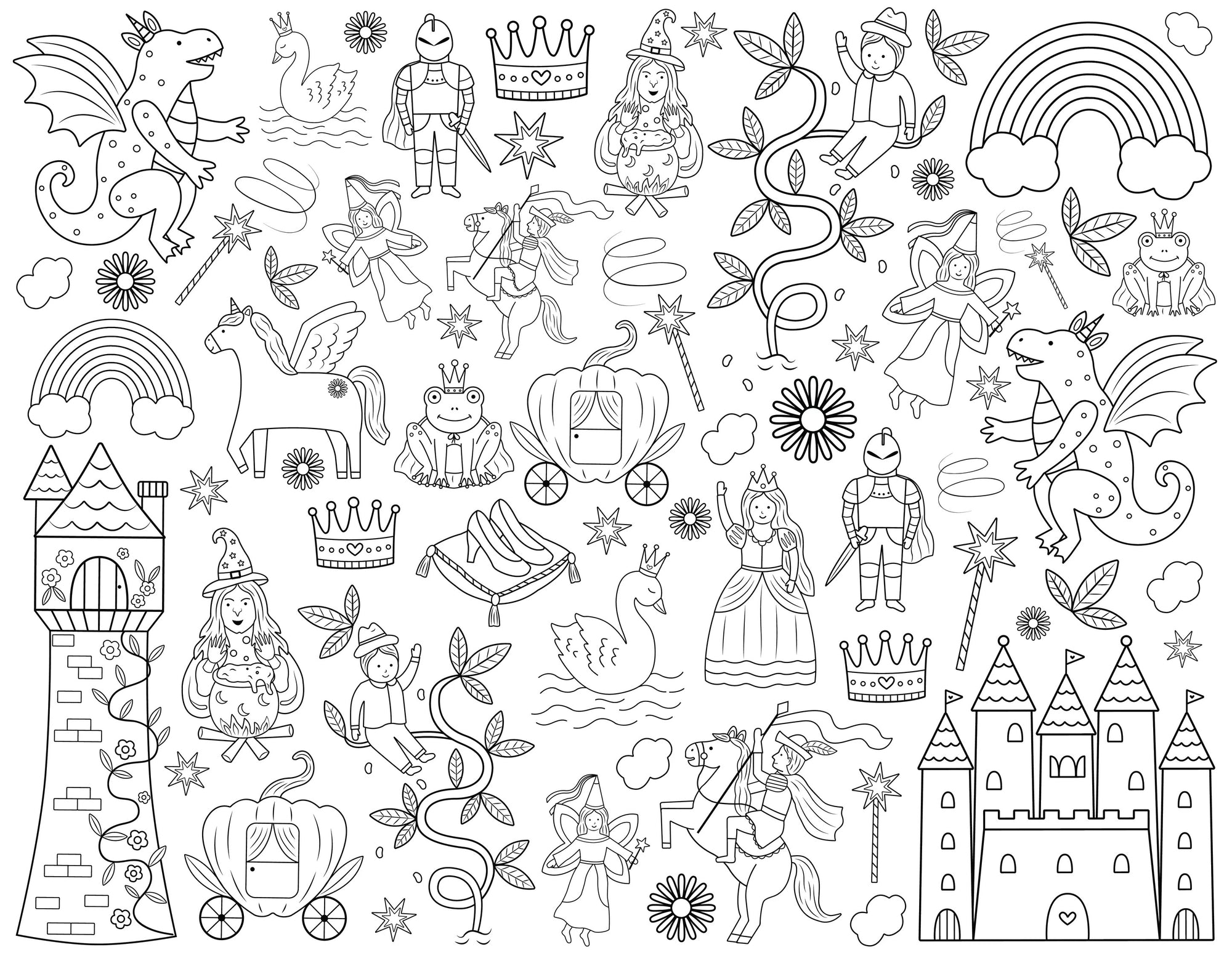 Colour Me Kids Solo Mat Kit - Once Upon a Time
