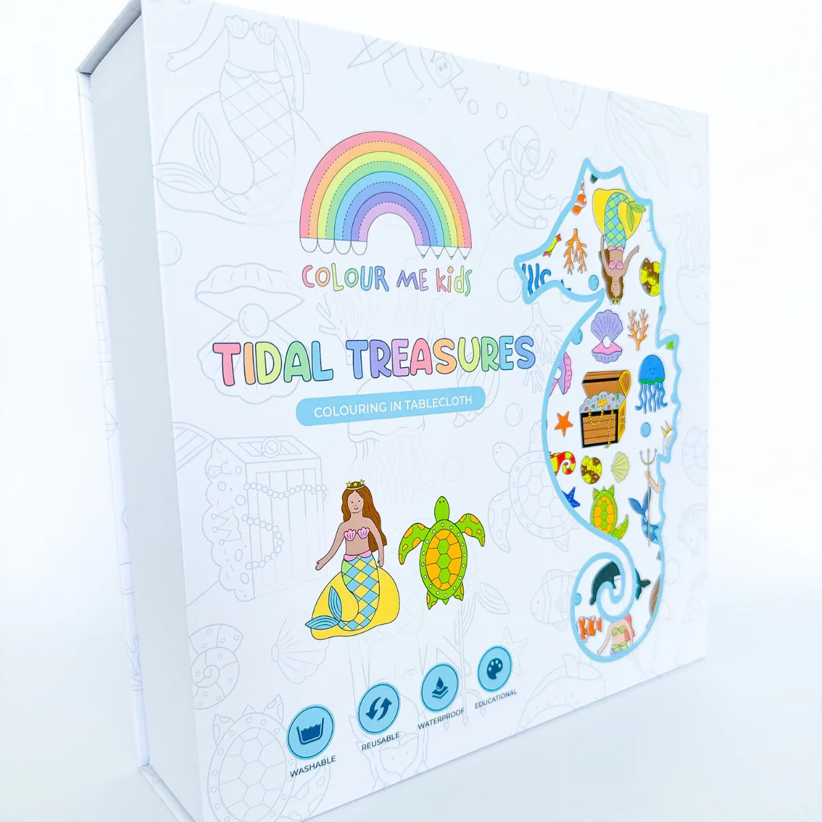 Colour Me Kids Tablecloth Kit - Tidal Treasures