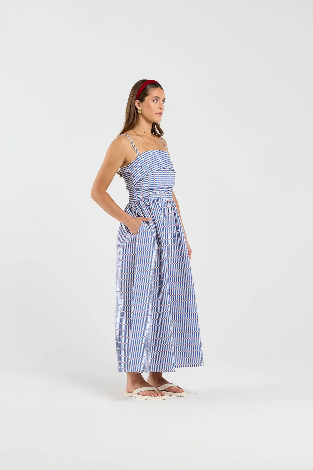 Thing Thing Sunkiss Dress Carnival Stripe