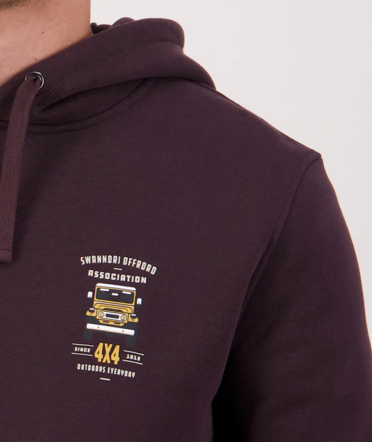 Swanndri 4X4 Association Mens Hoodie Espresso