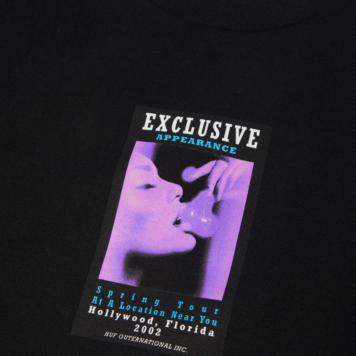 HUF Exclusive Appearance S/S Tee Black