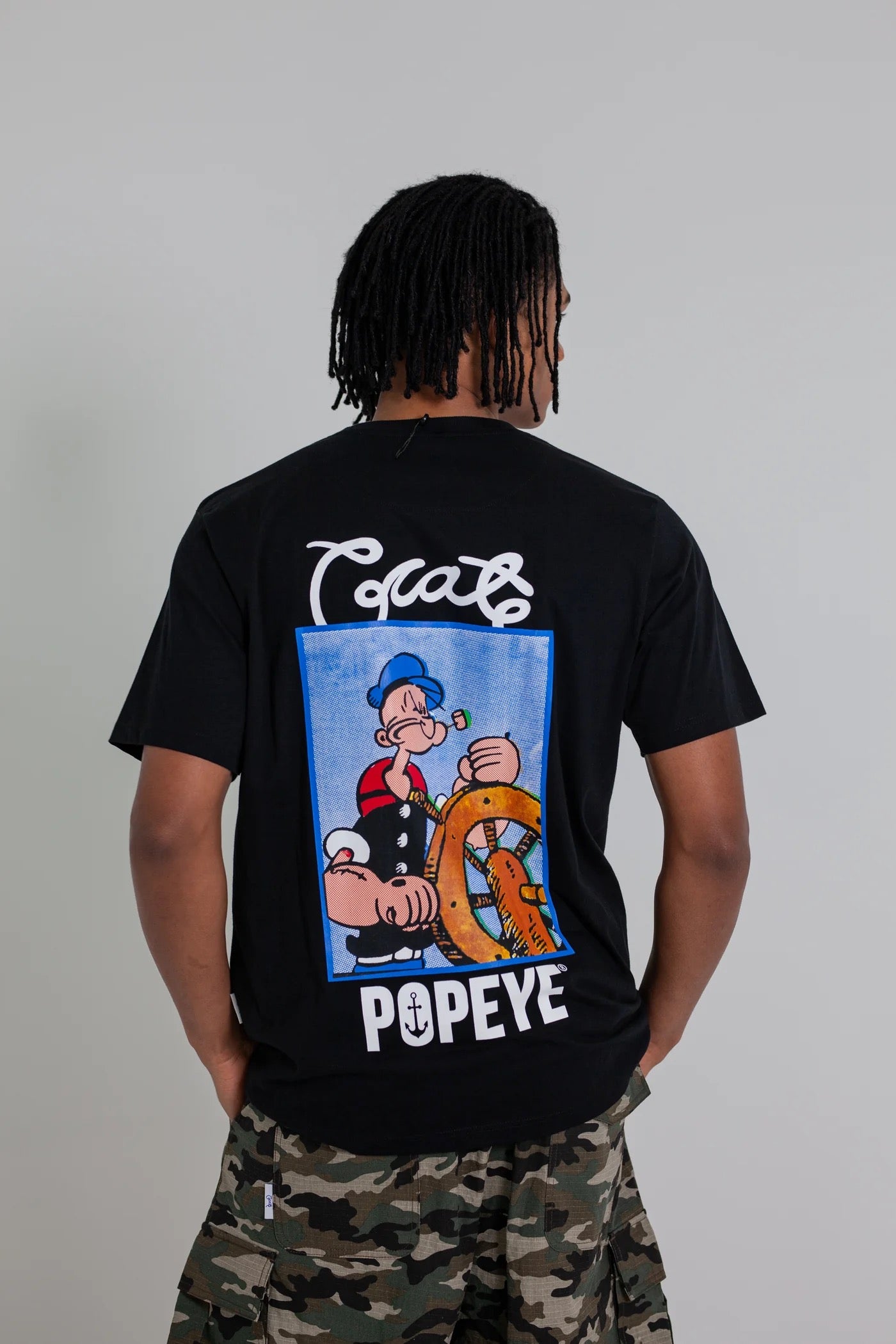 Crate X Popeye Captain T-Shirt Black
