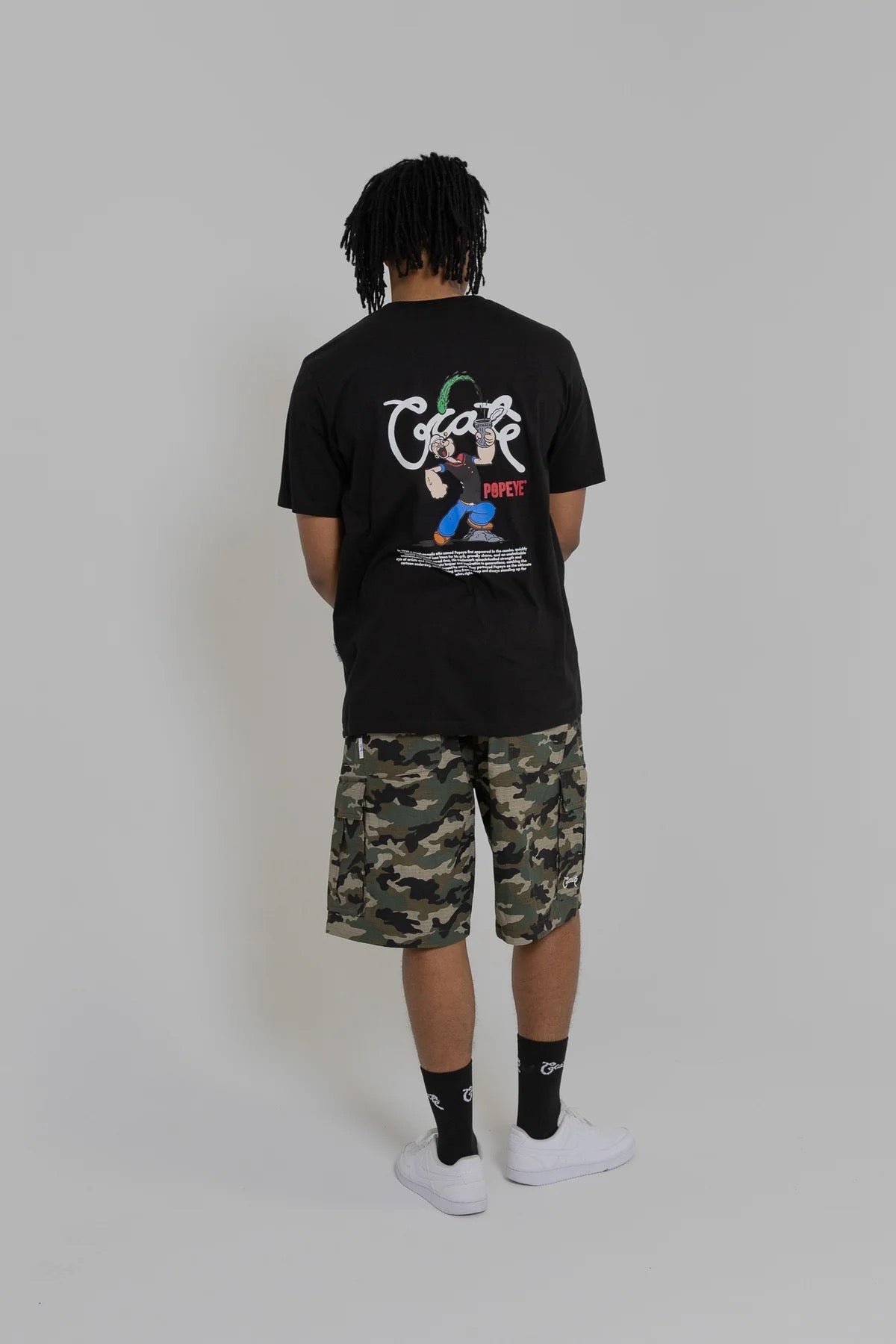 Crate X Popeye Spinach T-Shirt Black