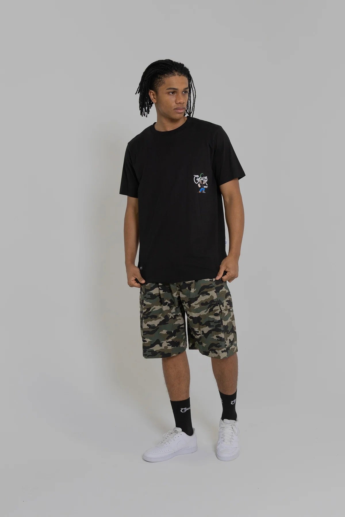 Crate X Popeye Spinach T-Shirt Black