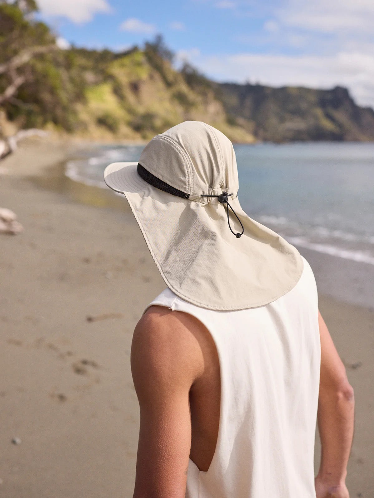 Just Another Fisherman Going Wide Flap Cap Bone