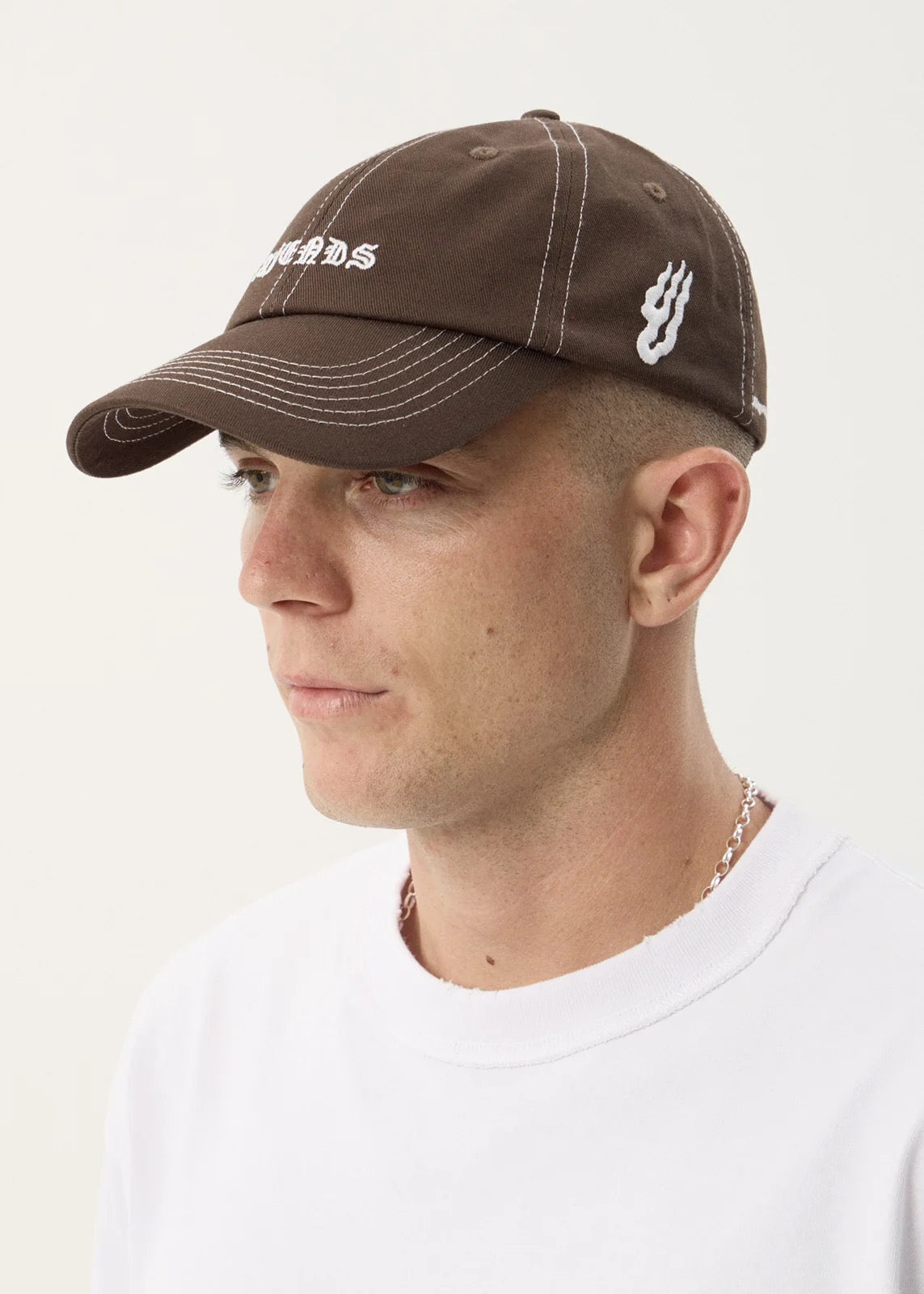 Afends Breathe Six Panel Cap Coffee