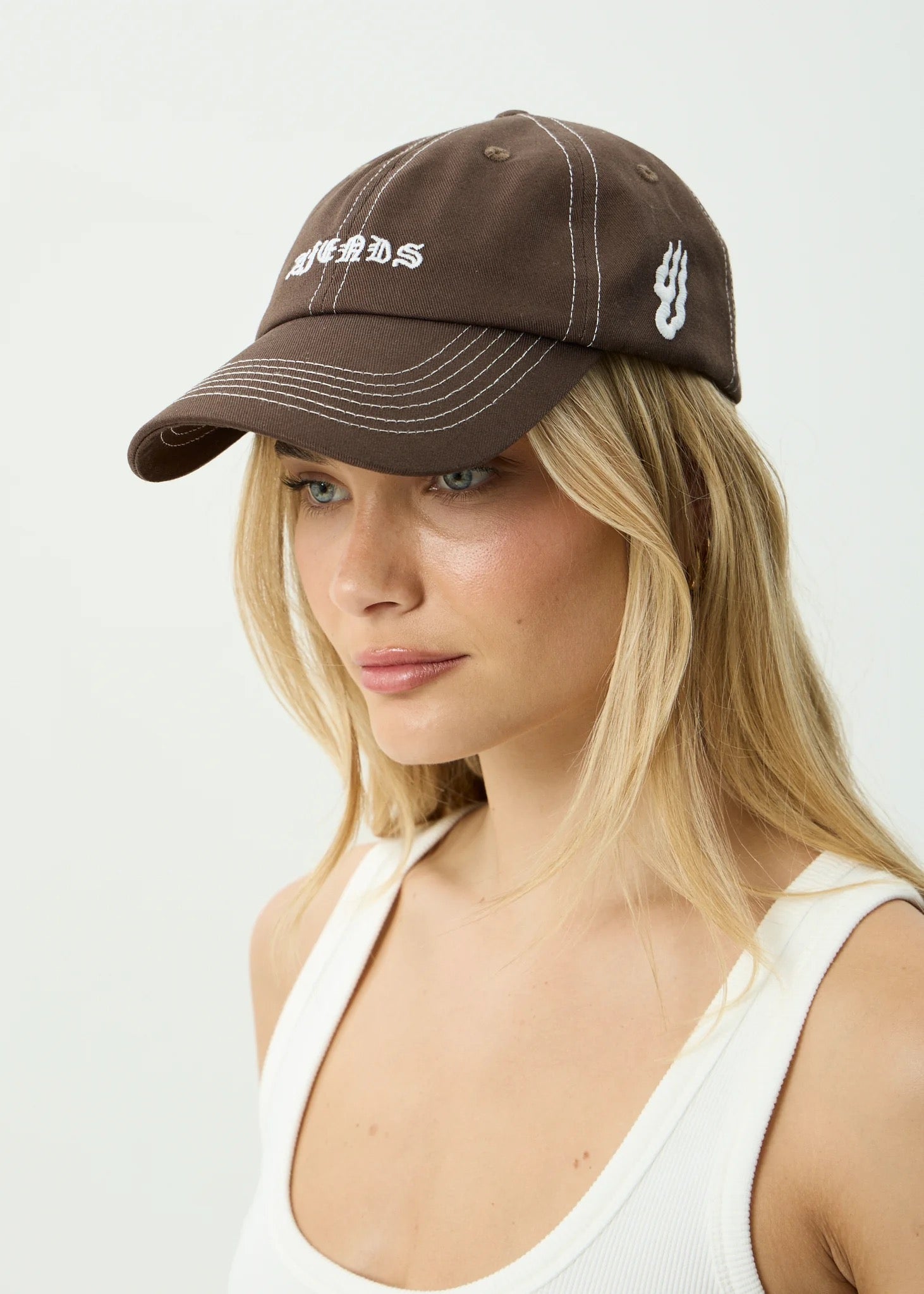 Afends Breathe Six Panel Cap Coffee