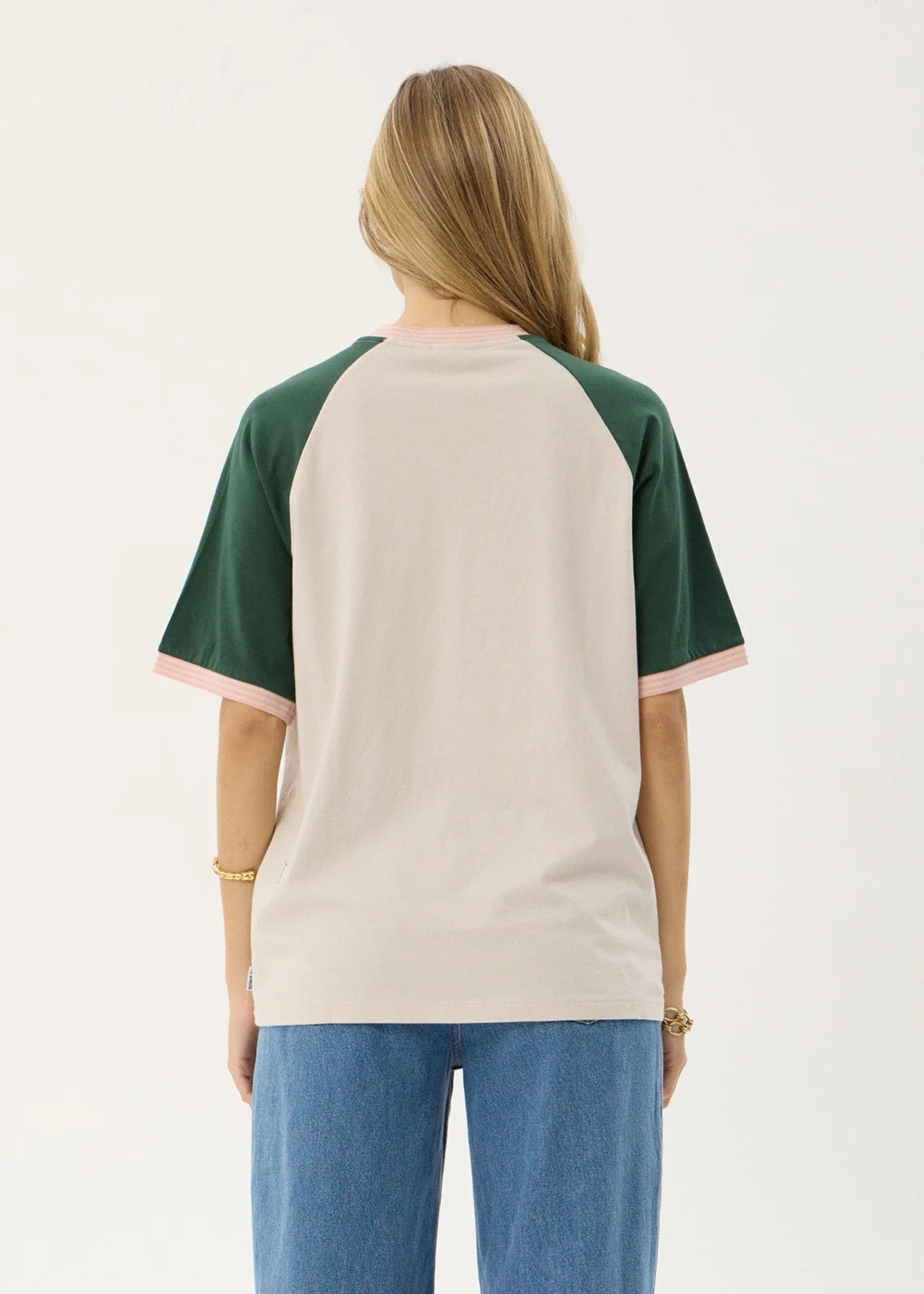 Afends Give Em Hell Oversized Tee Moonbeam