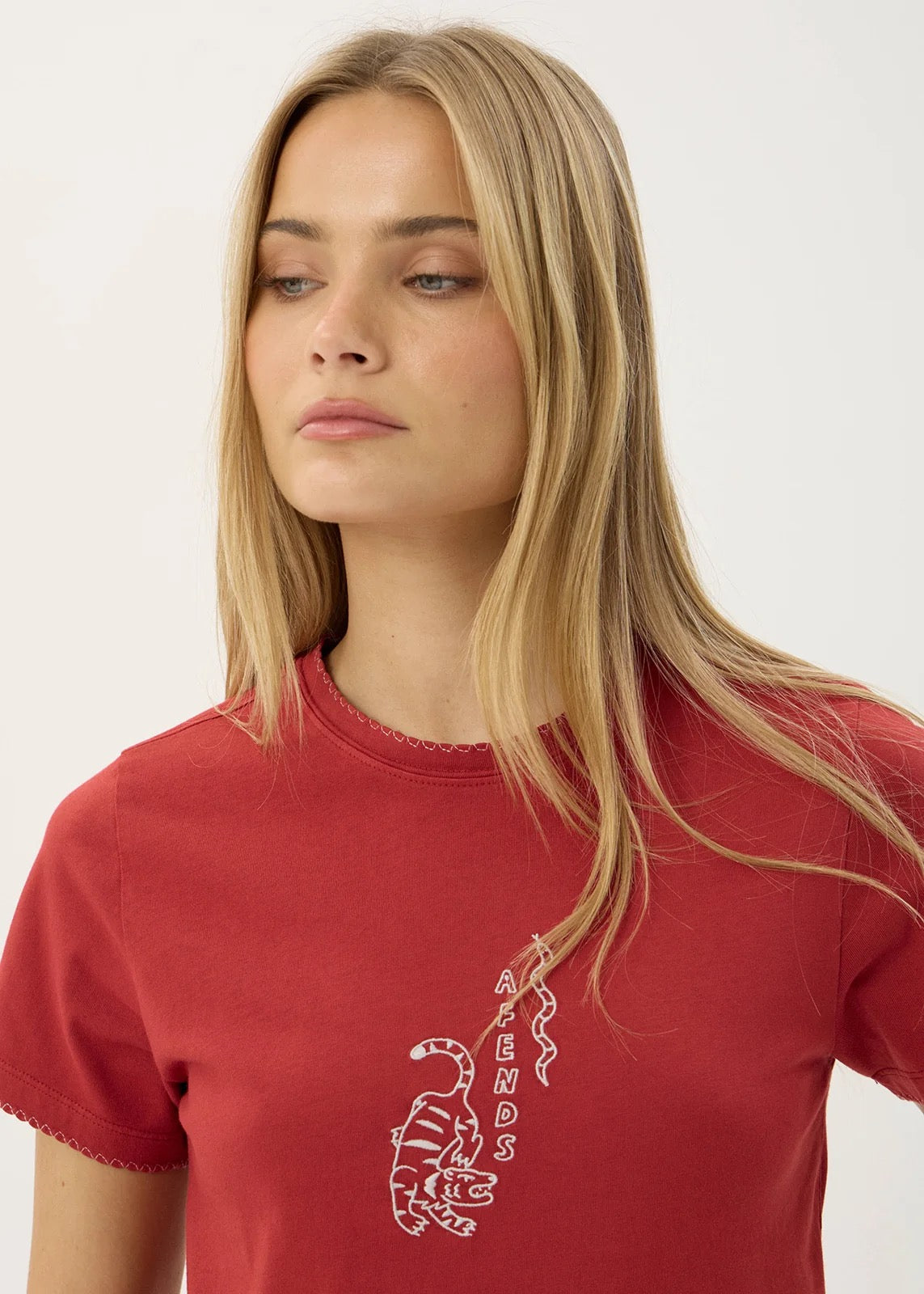 Afends Real Life Regular Tee - Vintage Ketchup
