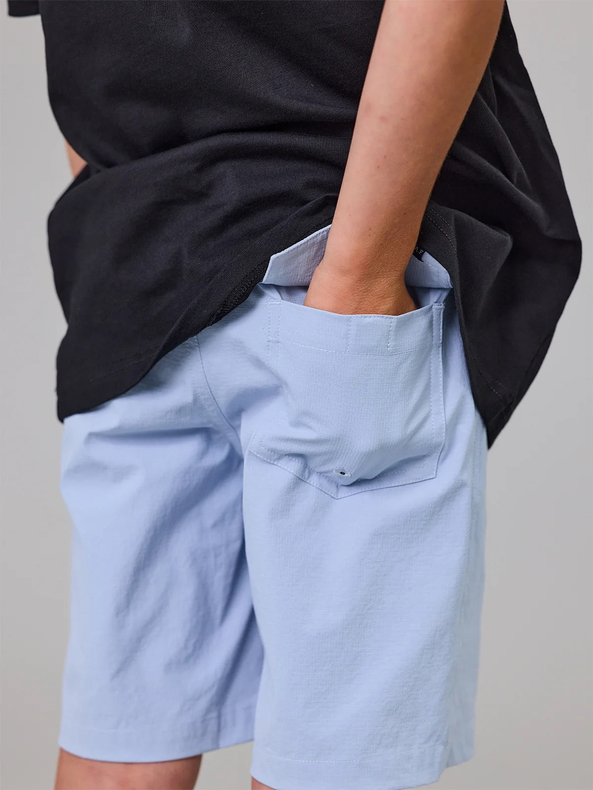 Just Another Fisherman Mini Crewman Short Light Blue