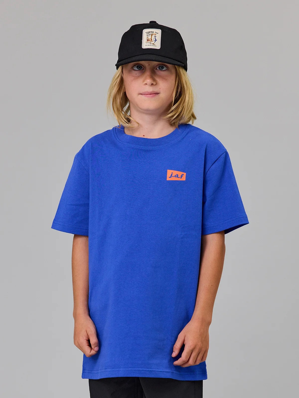 Just Another Fisherman Mini Apologies Tee Cobalt