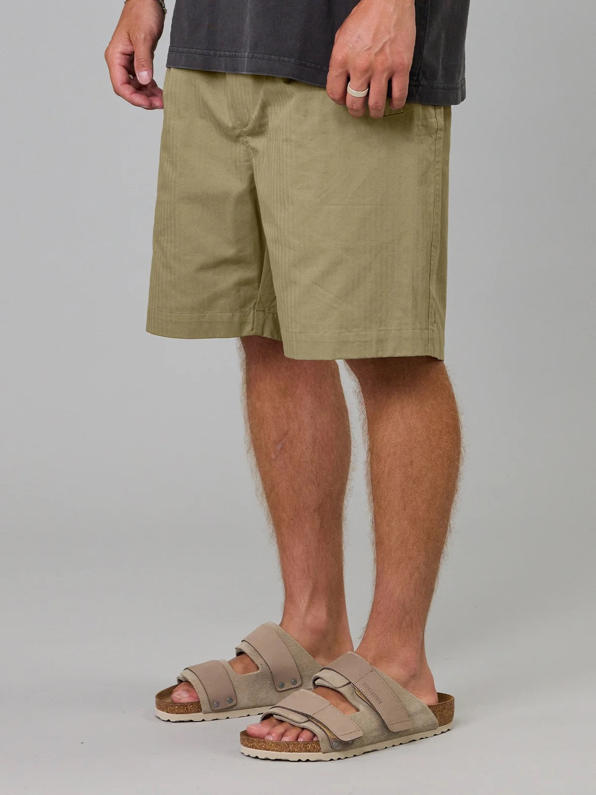 Just Another Fisherman Herring Shorts- Light Khaki