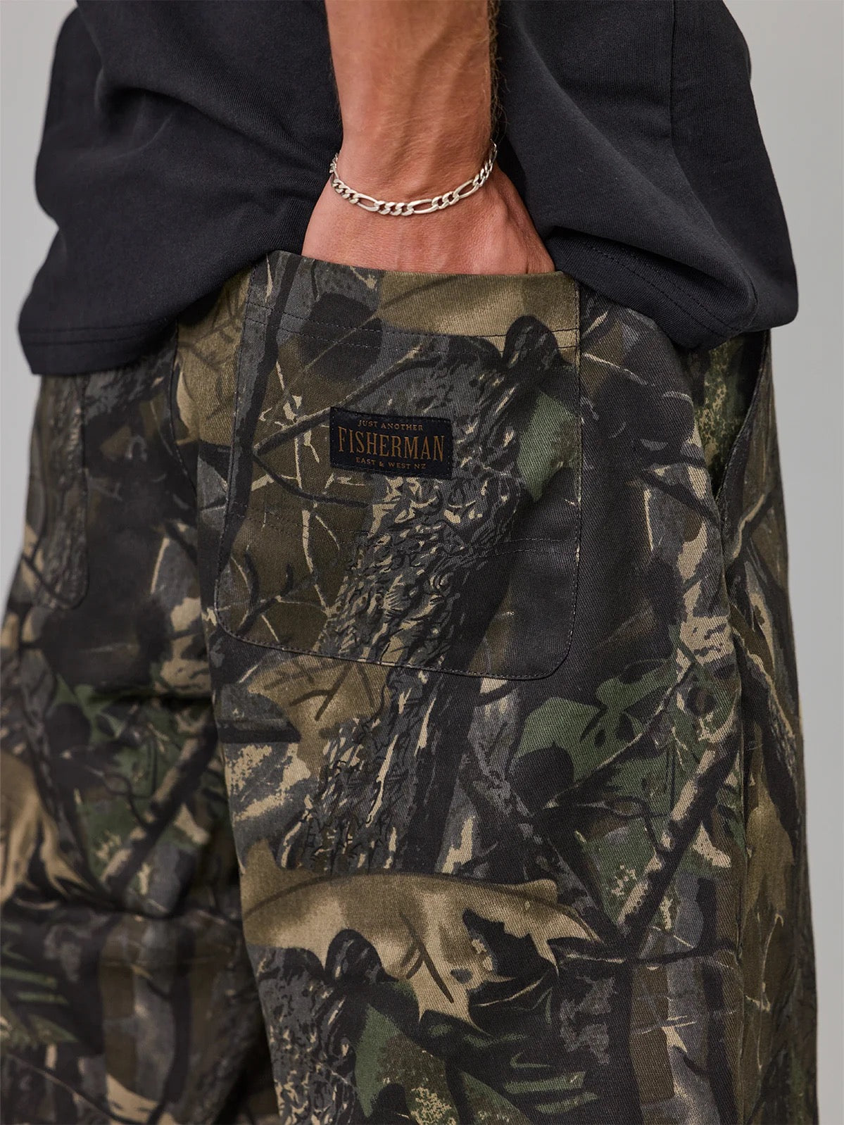 Just Another Fisherman Shipyard Shorts- Oak Camo