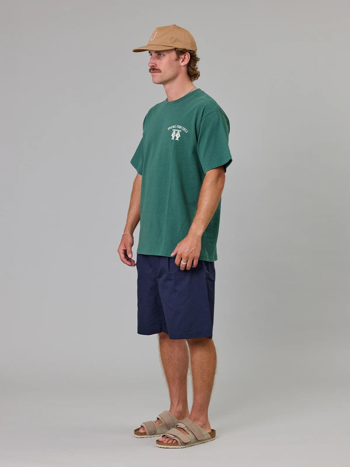 Just Another Fisherman Smoke Deli Sea Tee- Dusk Pine
