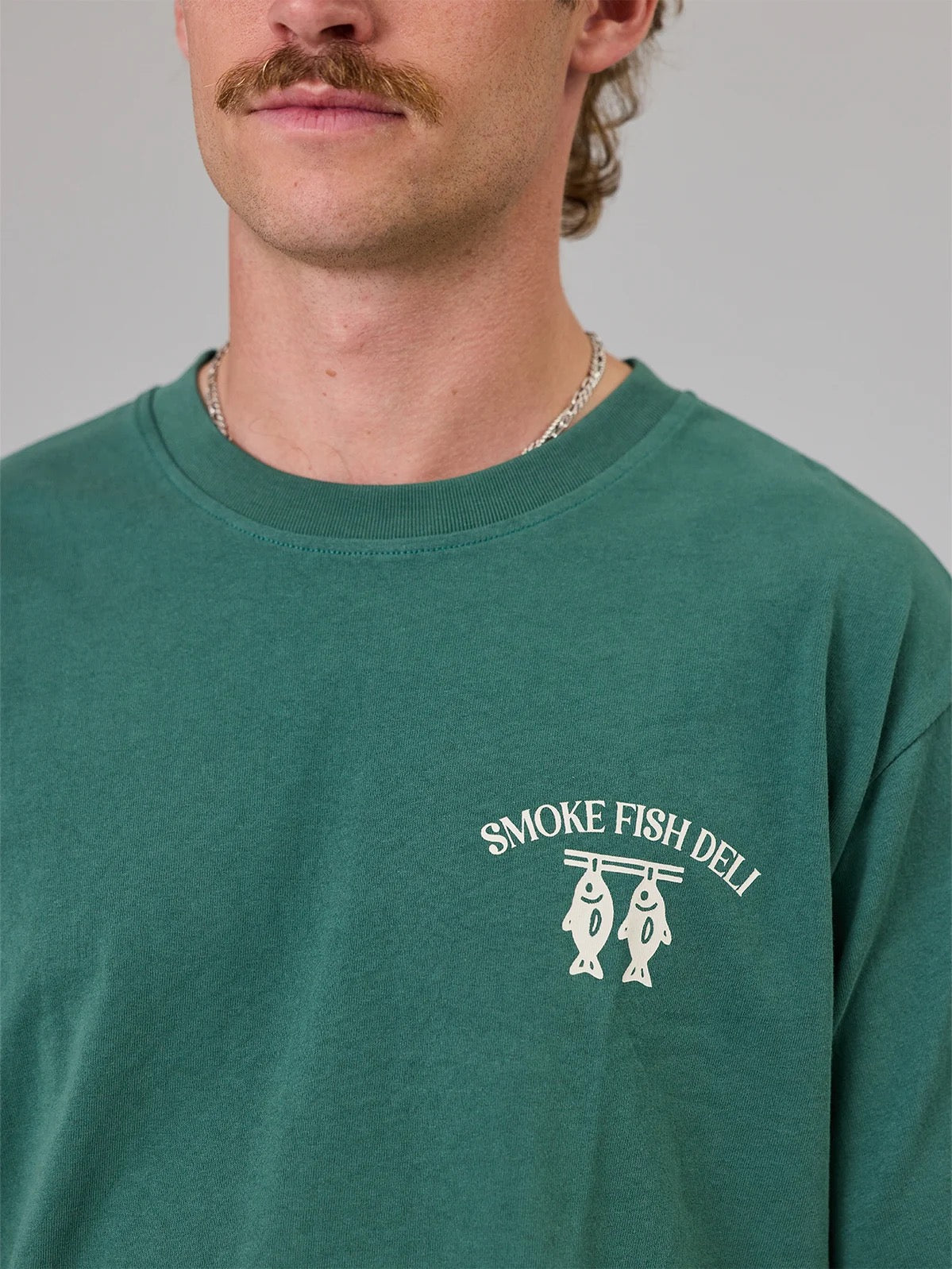 Just Another Fisherman Smoke Deli Sea Tee- Dusk Pine