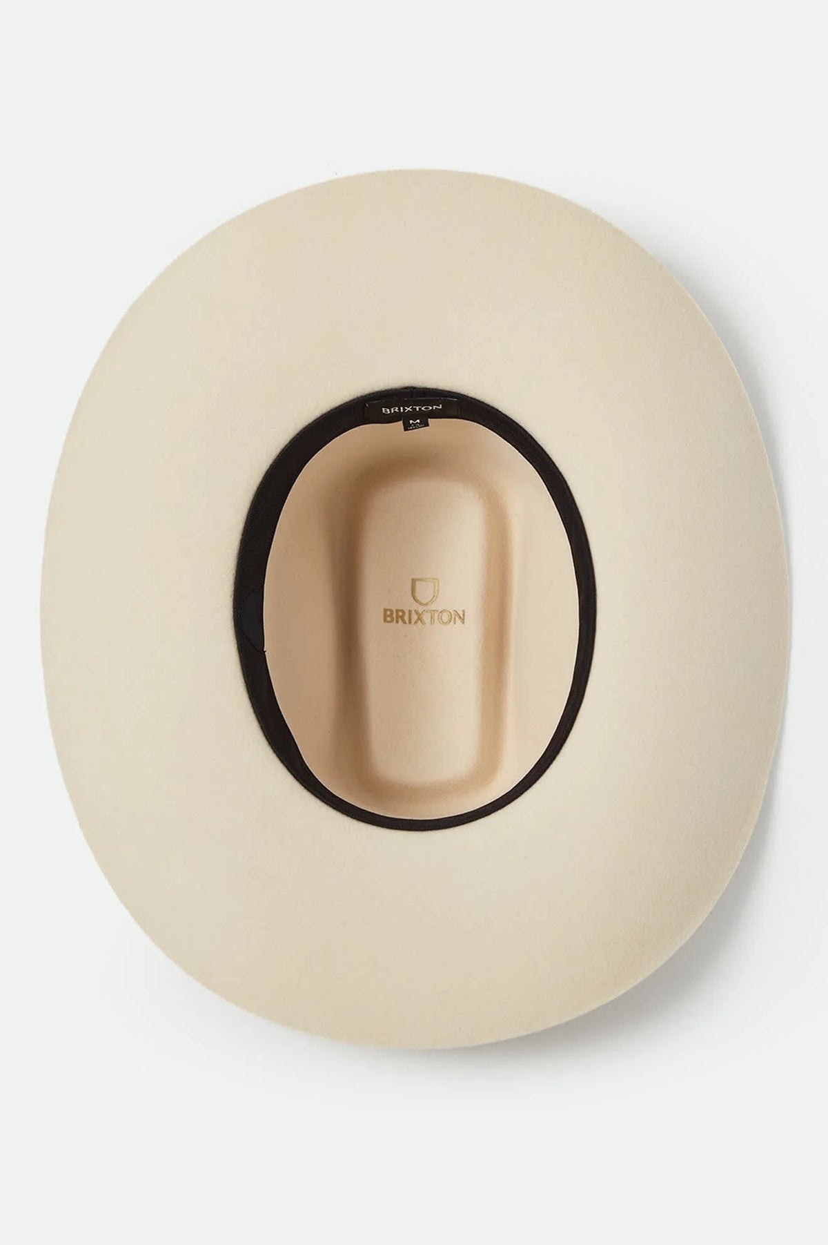 Brixton Prescott Brick Top Cowboy Hat Wax Paper