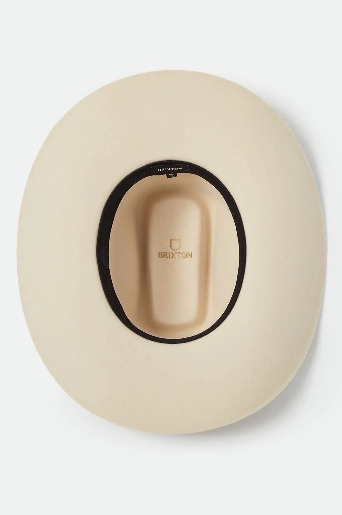 Brixton Prescott Brick Top Cowboy Hat Wax Paper