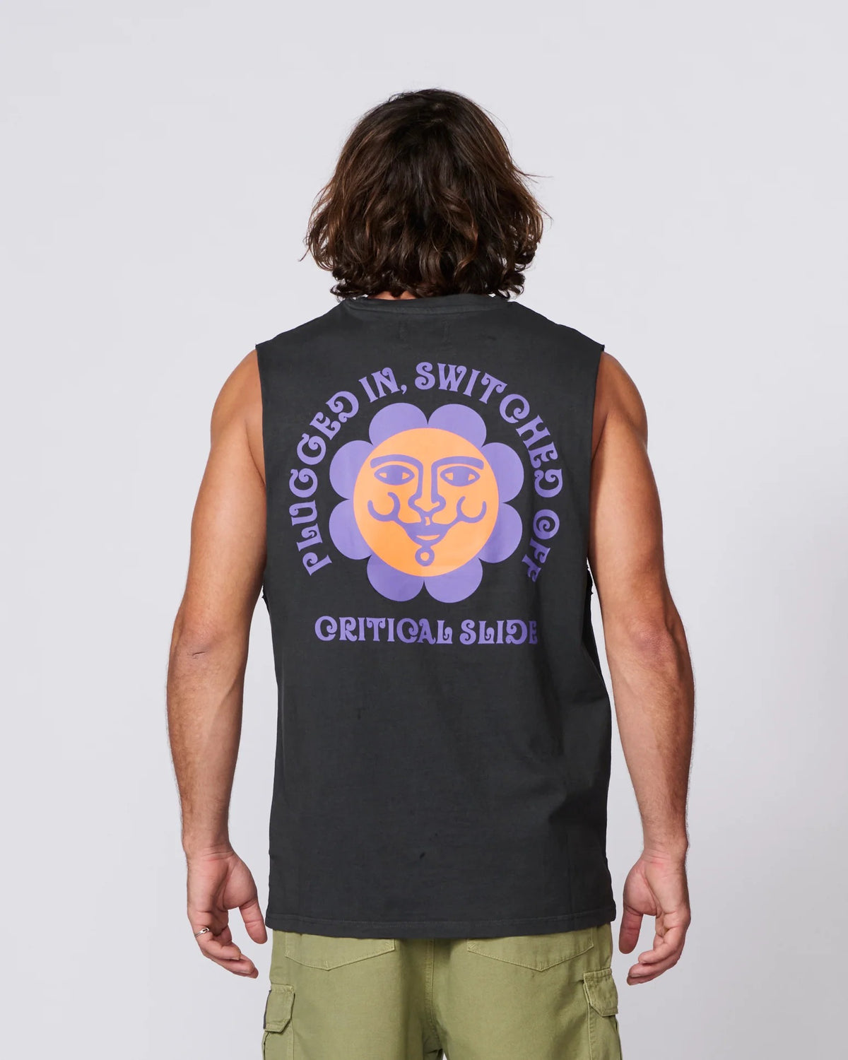 Critical Side Switch Muscle Tee Phantom