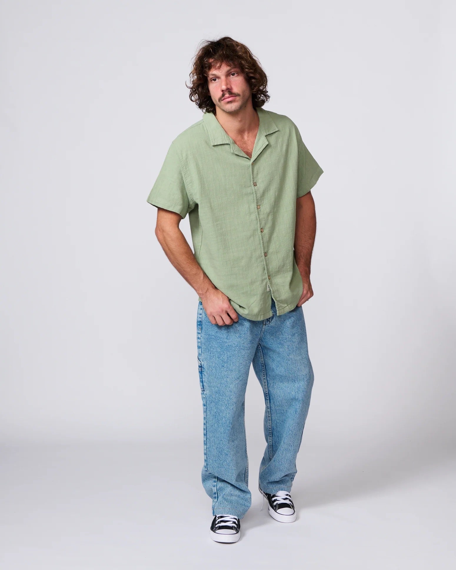 Critical Slide Ernie Resort S/S Shirt Seagrass