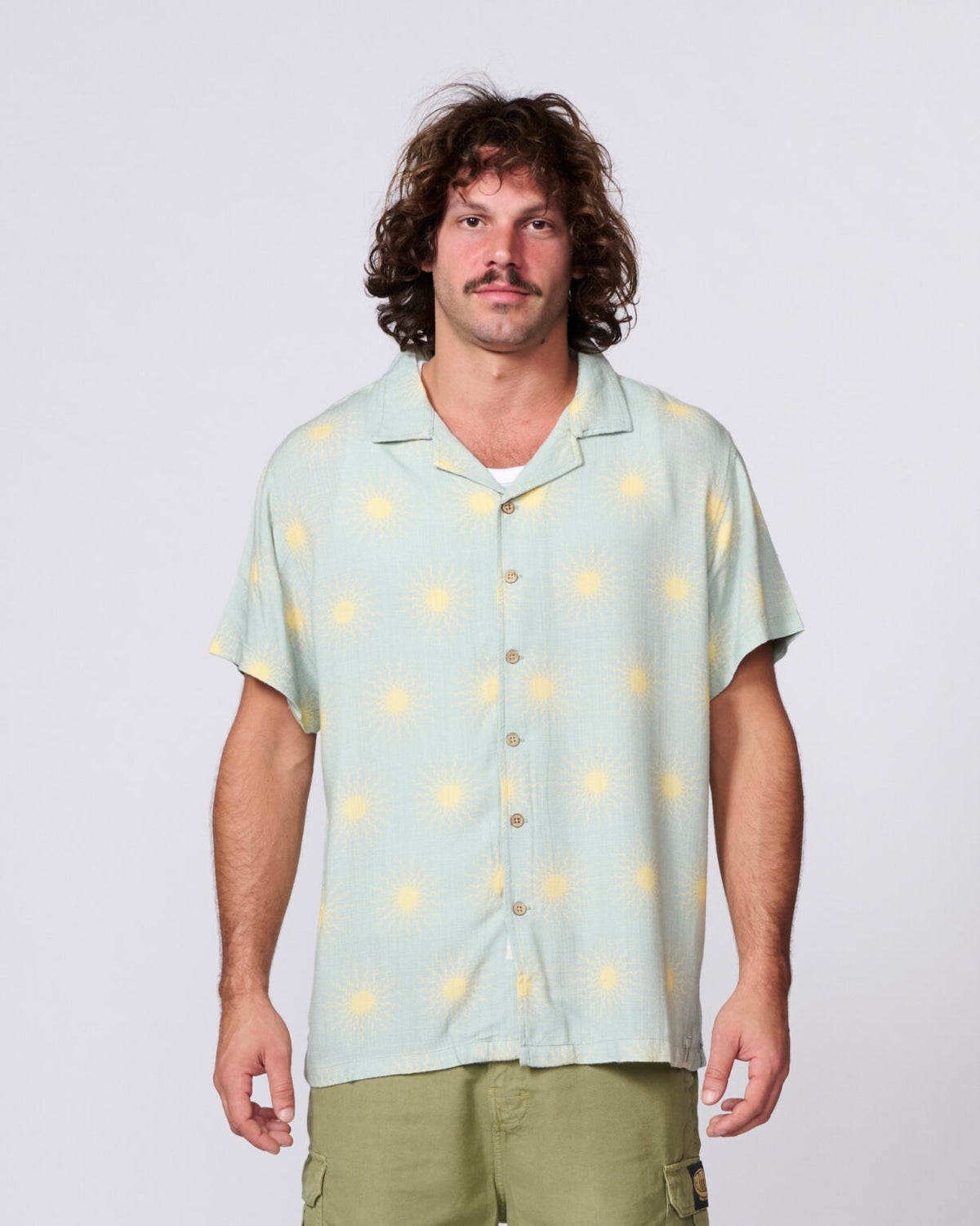 Critical Slide Sun Salute Resort SS Shirt Seafoam