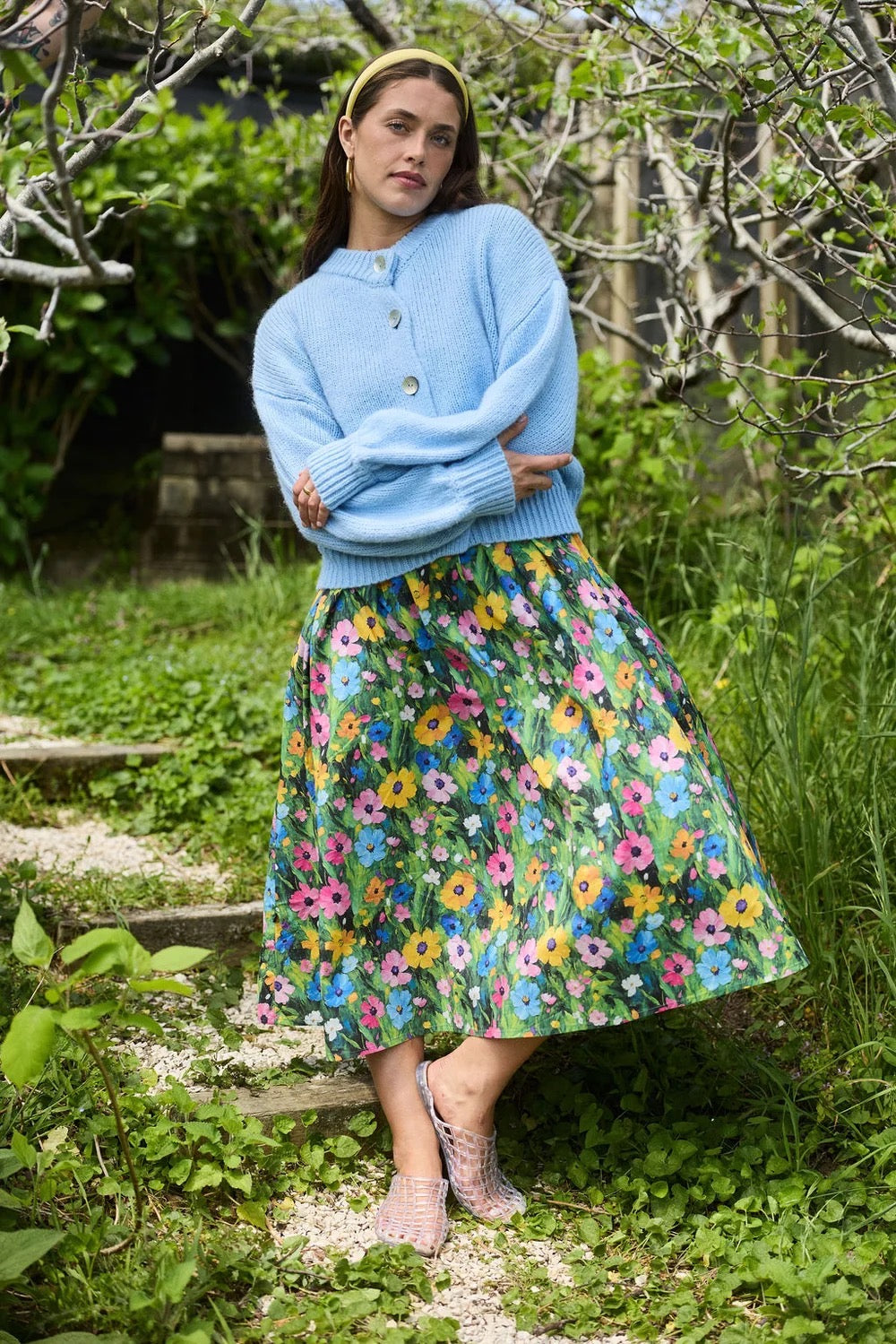 Thing Thing Chloe Cardigan Bluebell