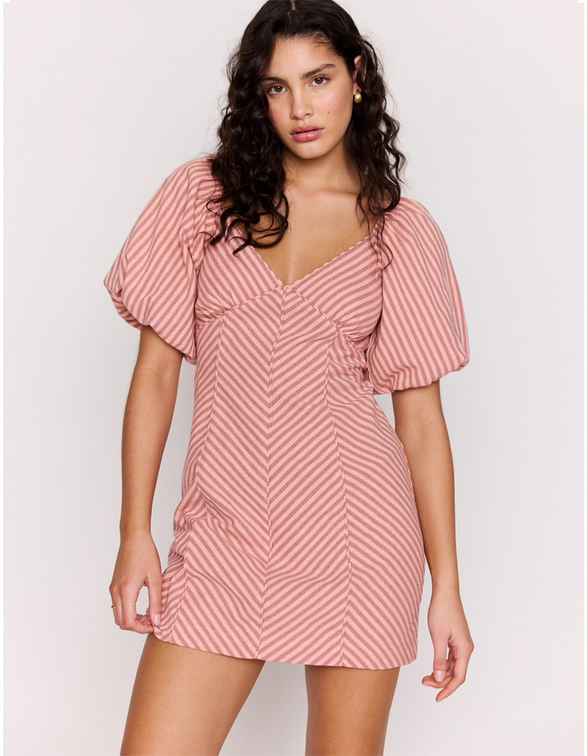 Mink Pink Paloma Puff Sleeve Mini
