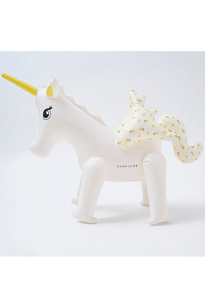 SunnyLife Inflatable Sprinkler Mima The Unicorn Lemon Lilac