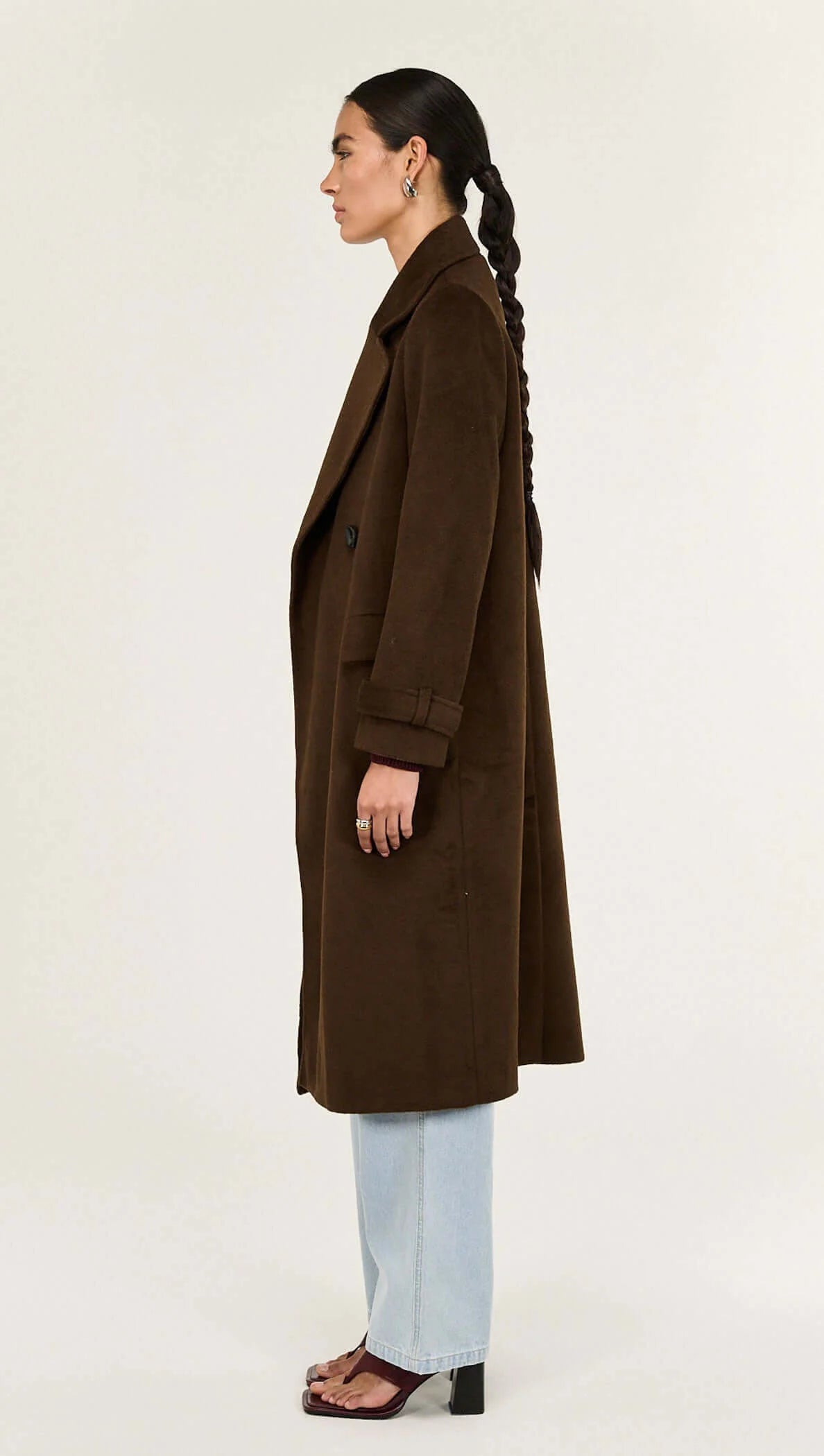 Staple The Label  Irena Coat Choc