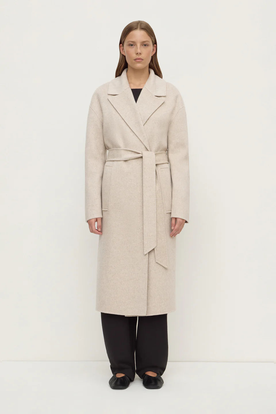 Assembly Ivy Wool Coat Oat Marle