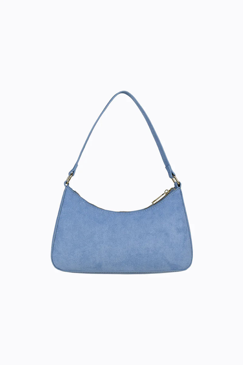 Peta + Jain Josee Shoulder Bag Denim Suede/Gold