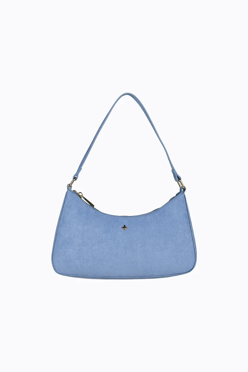 Peta + Jain Josee Shoulder Bag Denim Suede/Gold