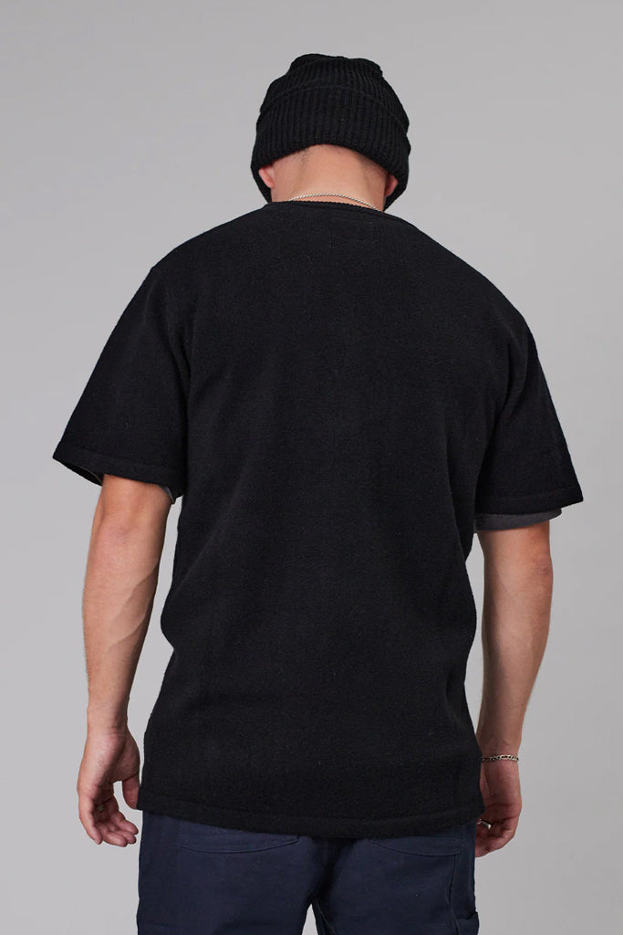 Just Another Fisherman Merino Sea Tee Black