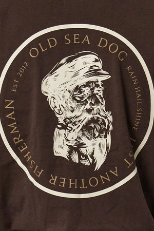 Just Another Fisherman Old Sea Dog Tee Bison
