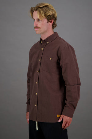Just Another Fisherman Anchorage Shirt Cocoa