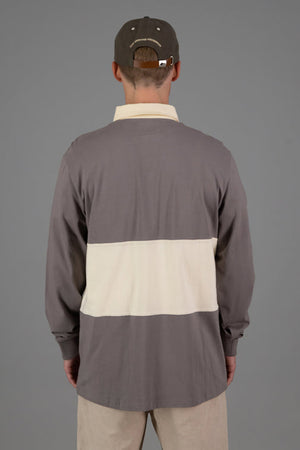 Just Another Fisherman Coastal Cast Polo Grey/Cream