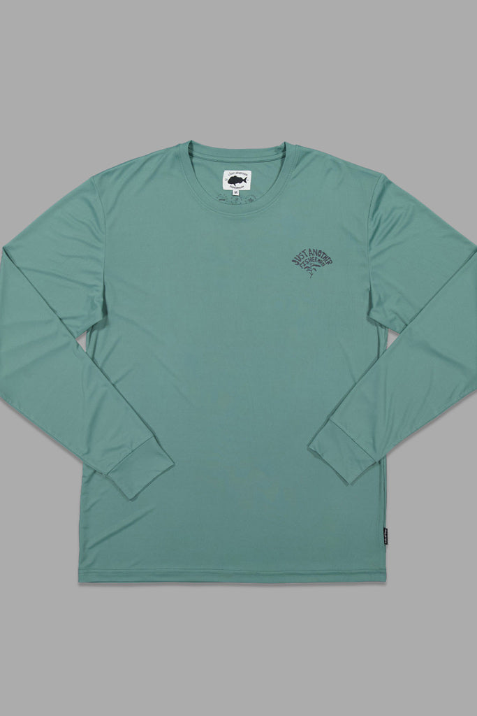 Just Another Fisherman Kelp Upf40 L/S Tee Harbour Teal