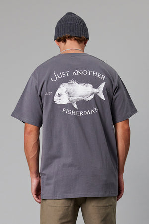 Just Another Fisherman Snapper Logo Tee Shadow