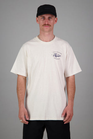 Just Another Fisherman Snapper Logo Tee Oatmeal
