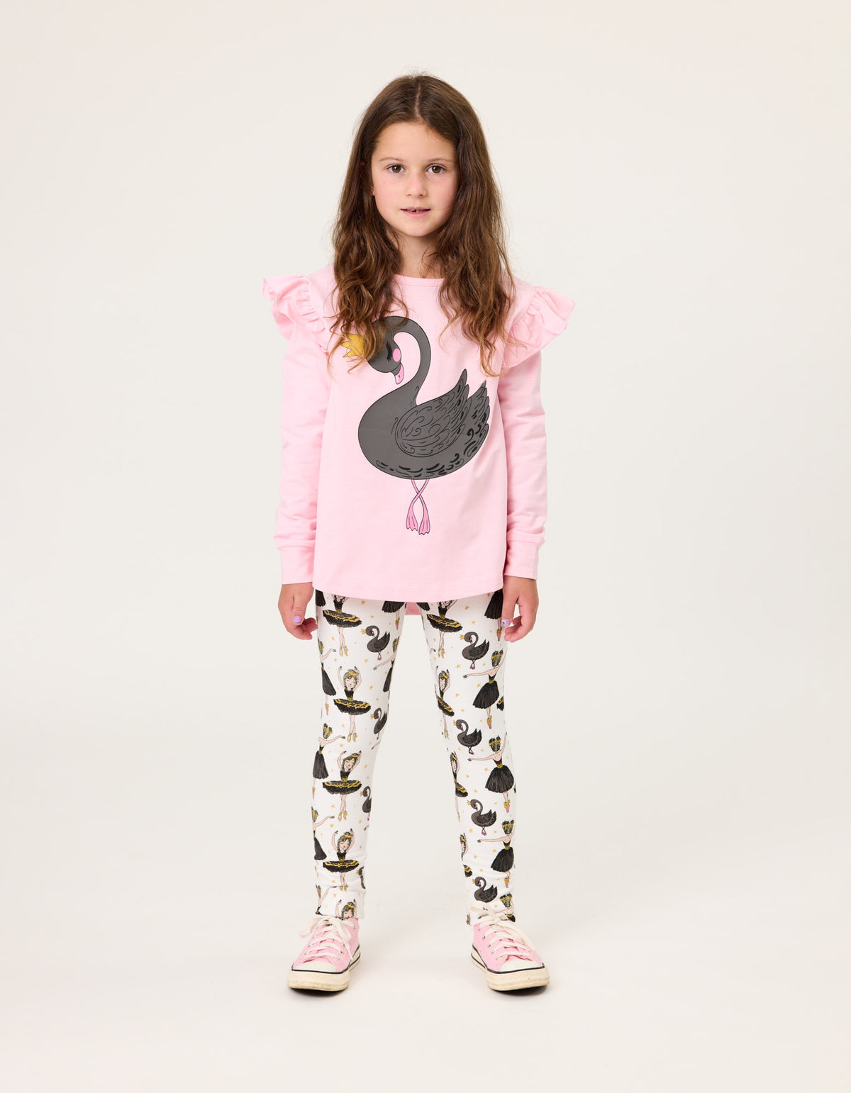 Kissed By Radicool Swan L/S Tee