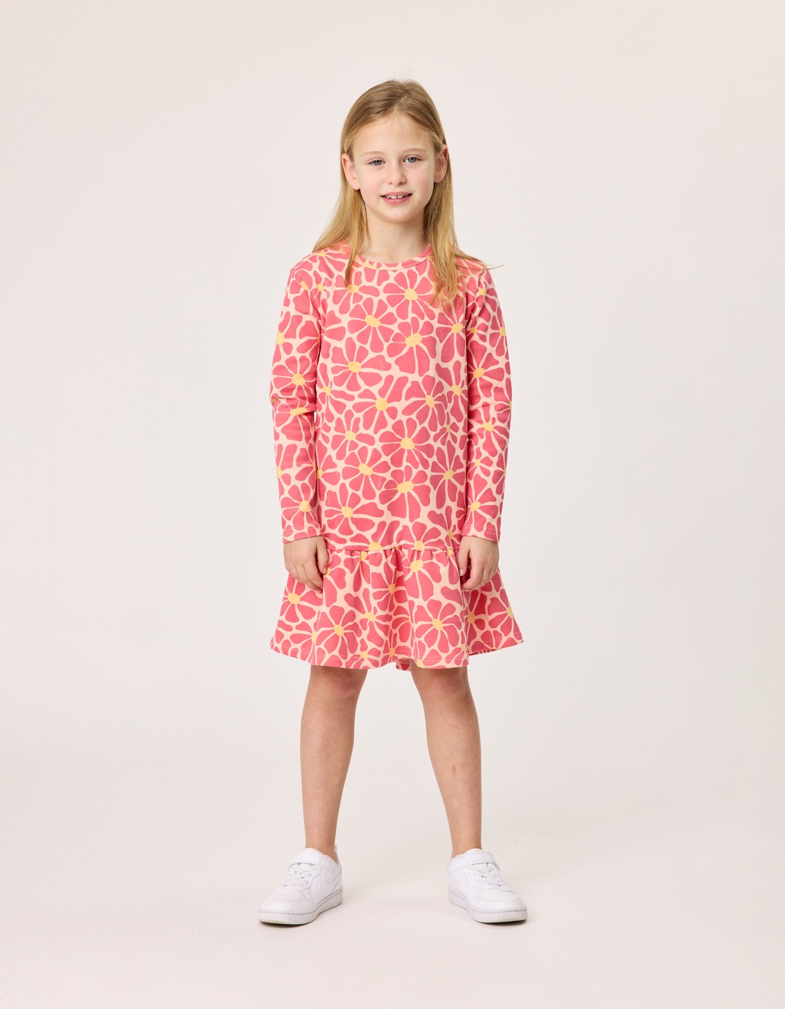 Kissed by Radicool Groovy Floral Frill Dress
