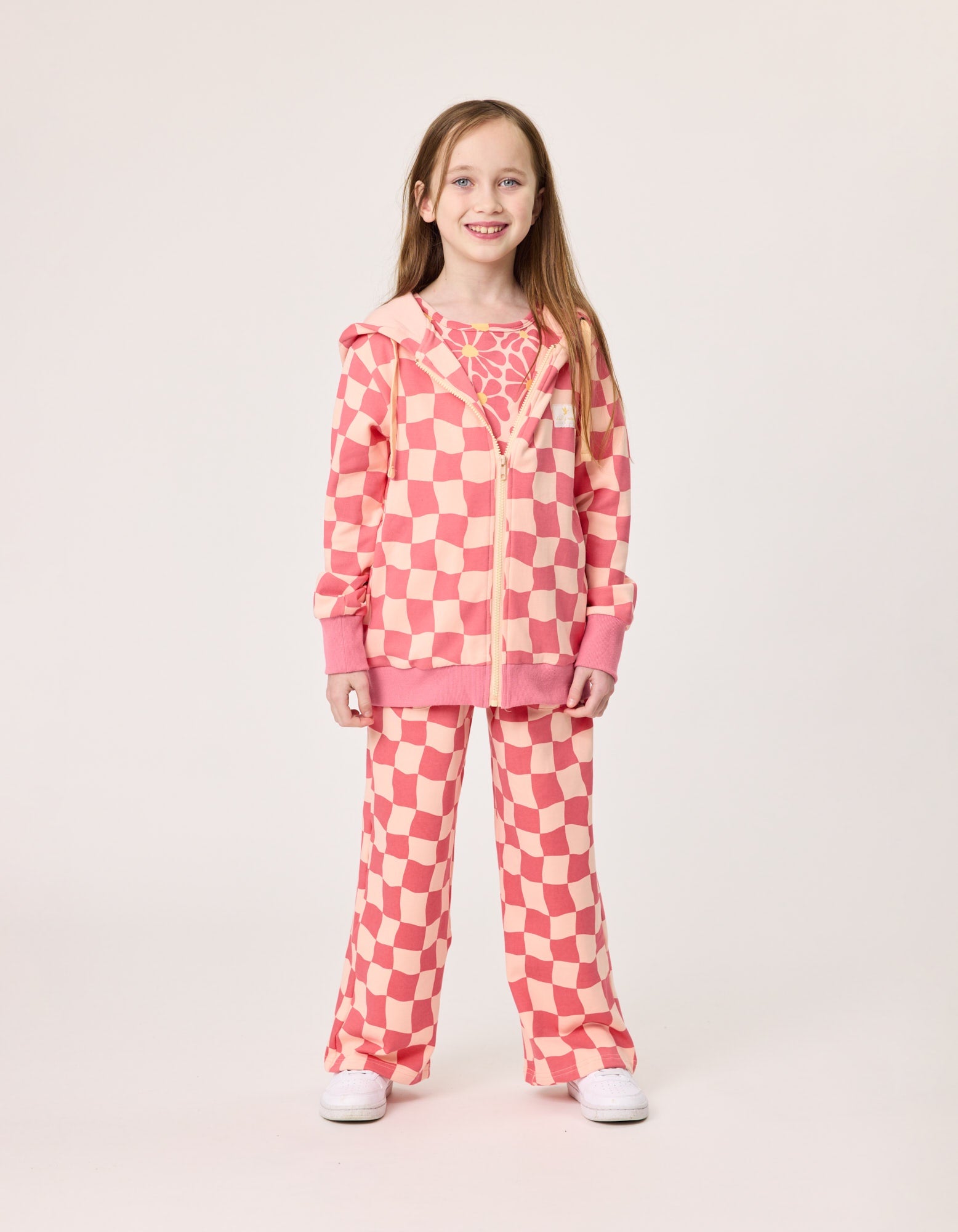 Kissed by Radicool Chequerboard Wide Leg Pant