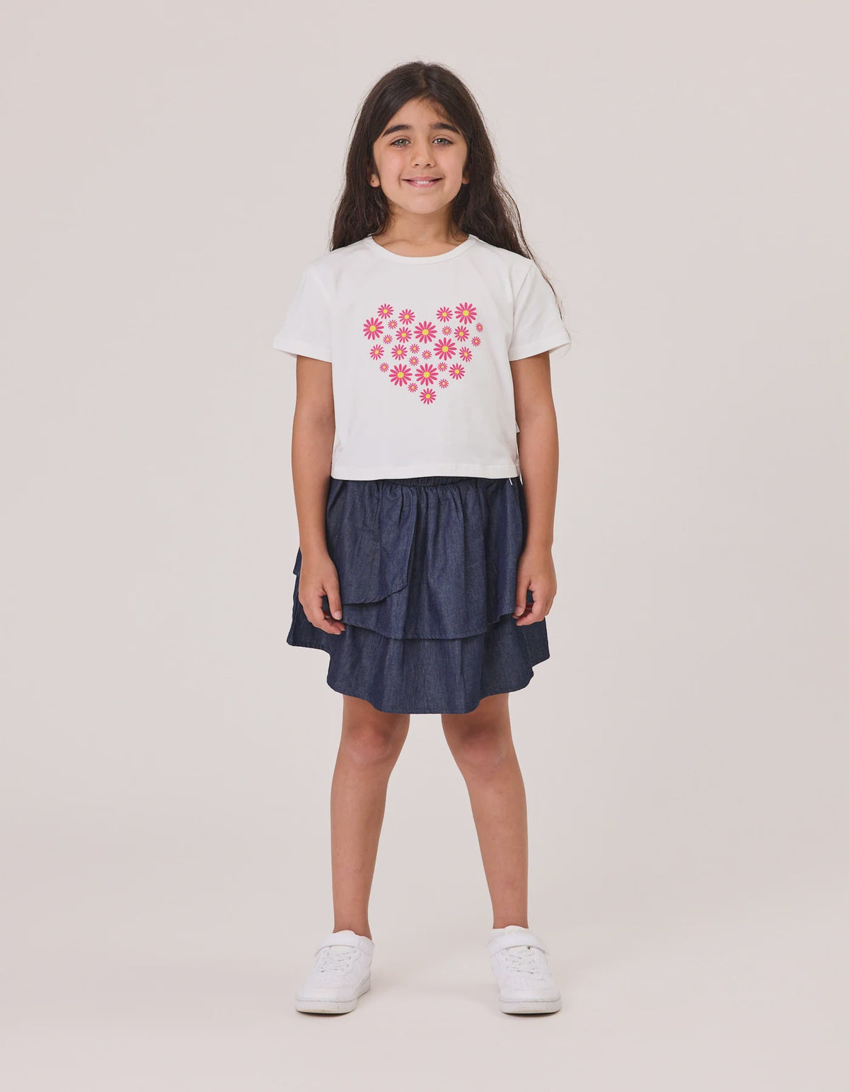 Kissed by Radicool Ink Chambray Rara Skirt