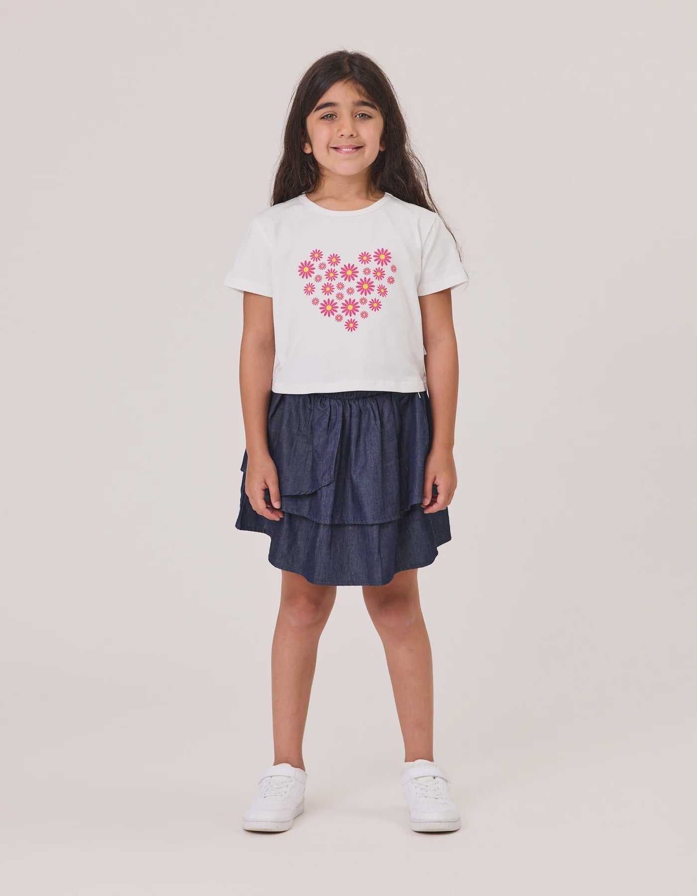 Kissed by Radicool Ink Chambray Rara Skirt