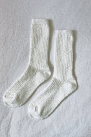 Le Bon Shoppe Cottage Socks - White Linen