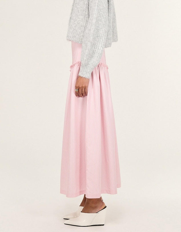 Staple The Label Lina Maxi Skirt Pink Stripe
